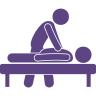 massagem-relaxante Ícone de massagem terapêutica para alívio de contraturas